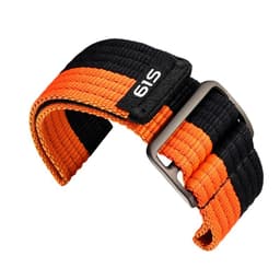 Garmin Fenix 8/7X/970/965 Sport Nylon Klokkereim Sort 22 mm