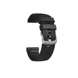 Silikone urrem 22mm - Kompatibel med Garmin, Samsung, Huawei og mere Sort
