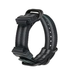 Casio G-SHOCK NATO GA110/DW5600 Nylon kellon ranneke Mustaa tuhkaa