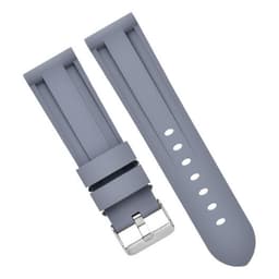 Silikonarmband för Panerai Luminor Marina Grå 24 mm