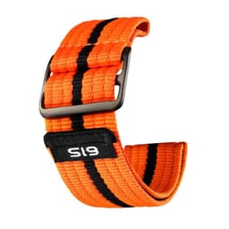 Garmin Fenix 8/7X/970/965 Sport Nylon Klokkereim Oransje 22 mm