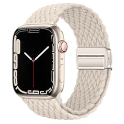 Starlight nylonreim til Apple Watch Beige S