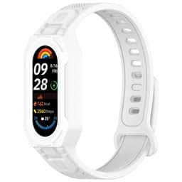 Universelt silikonbånd for Xiaomi Mi Band 9, 8, 7, 6, 5 Blå