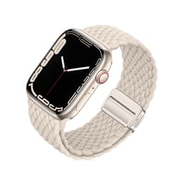 Starlight nylonreim til Apple Watch Beige L