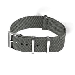 Premium Nylon Klokkereim for Omega X Swatch Grå 20 mm