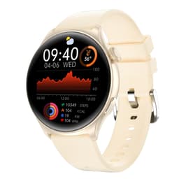 MX16 Smartwatch: 1.43"" HD-skärm, Bluetooth-samtal Guld