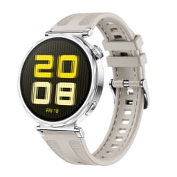 Silikonklokkerem til Huawei Watch GT5 18MM Hvit