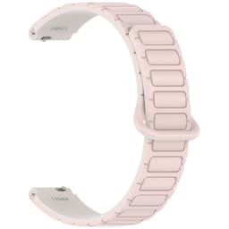 12MM magnetiskt silikonarmband för Xiaomi Mi Band 8/9 Silver