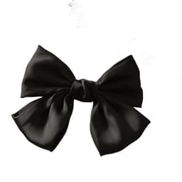 Sløyfe Hårklemmer Spring Hair Clip 3-Pack Sort