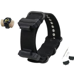 Casio G-SHOCK Canvas Nylon urrem til GD/GAGLS-100/120/DW5600 Sort + Sort
