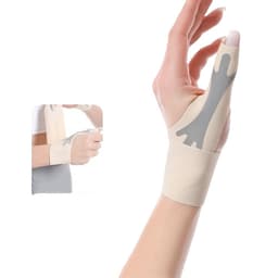 Karpaltunnel handledsstöd för vänster hand Beige