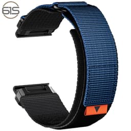 22mm nylonreim for Garmin Fenix 8/7X Pro/5X 6X Blå