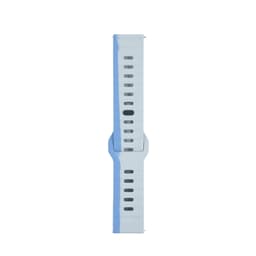 Silikon klokkerem - 22 mm Blå