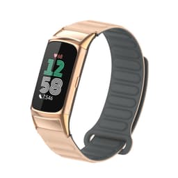 Stilig magnetisk silikonrem for Fitbit Charge 6 Aprikos