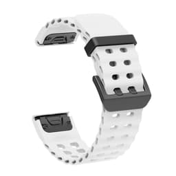 Silikonarmband för Fenix 5x/6x/7X/8 51mm Vit 26 mm