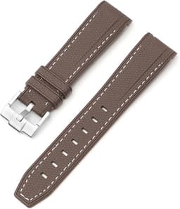 Silikonklokkerem for Moonswatch Swatch Brun