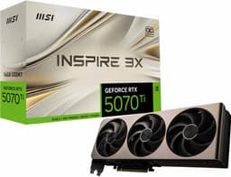 MSI GeForce RTX 5070 Ti INSPIRE 3X OC 16 GB näytönohjain