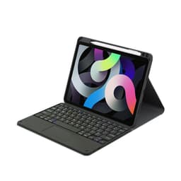 Slank beskyttelsesetui med touchpad-tastatur til iPad Black
