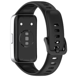 Offisiell silikonreim for Huawei Band 10/9/8 Sort