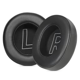 Premium Svarte Protein Leather Øreputer for EDIFIER HECATE GX