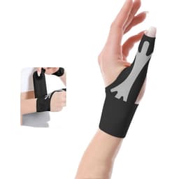 Handledsstöd för Vänster Hand Svart