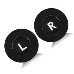 Kjølende øreputer - 85 mm runde ørevarmere med isfølsomt stoff (2-pakning)