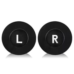 Kjølende øreputer med gel - 95 mm runde erstatningsøreputer (2-pakning)