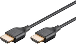 Slim HDMI-kabel med ultrahög hastighet med Ethernet
