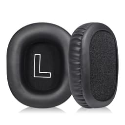 Protein Leather Øreputer for QCY H3-serien - 2-pakning Sort