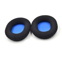 Mustat nahkaiset korvatyynyt Sennheiser HD8 DJ -kuulokkeille PU-nahka + muistivaahto