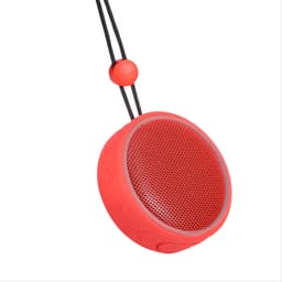 FM0208 Bærbar Bluetooth-høyttaler med snor og magnetfeste Rød