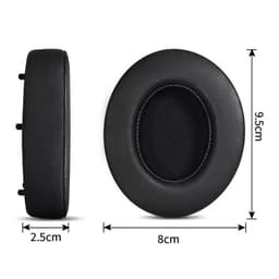 Utskiftbare øreputer for iKF T1 hodetelefoner - Svart proteinlær