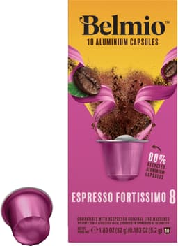 Belmio Espresso Fortissimo kaffekapsler til Nespresso (10 pakker)