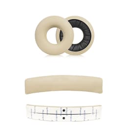 Utskiftbare øreputer for Sony WH-CH520 hodetelefoner - Proteinlær Aprikos