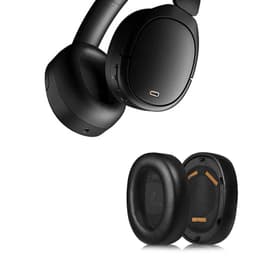 Svarte proteinlærhodetelefonputer for Edifier W860NB Pro