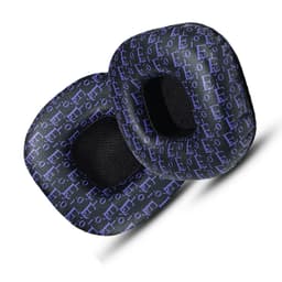 Udskiftningspuder til Marshall Major Hovedtelefoner Sort + Lilla