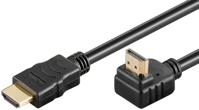 Höghastighets HDMI -kabel 90° med Ethernet