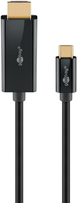 USB-C™-till-HDMI™-kabel 4K   60 Hz, 3 m, svart