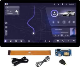 Waveshare 7 inch HDMI Display Capacitive Touch LCD with Bicolour Case 1024 x 600 IPS Screen Supports All Versions of Raspberry Pi Windows Monitor
