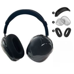 Gjennomsiktig beskyttelsesetui til AirPods Max-hodetelefoner Sort