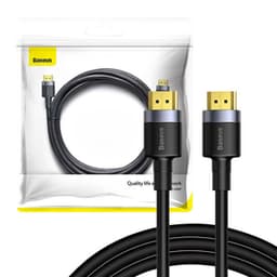 Baseus Cafule 4KHDMI han-til 4KHDMI han-adapterkabel 1m sort