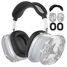 AirPods Max Beskyttelsesetui - Diamantstjernedesign Sort
