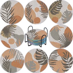 Diamond Painting Coasters med jernholder Modell 3