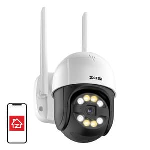 IP utomhuskamera ZOSI C289 WiFi Pan Tilt 3MP IP66 med microSD