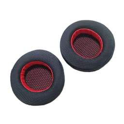2-pack öronkuddar - Svarta och röda öronkuddar med fotbollsmönster (en