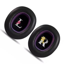 Svartlilla øreputer i lammeskinn til JBL-hodetelefoner