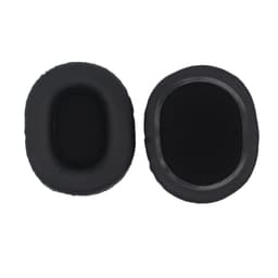 Premium ovale øreputer 100x80mm - Protein Leather, Black (2-pakning)