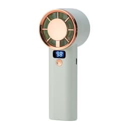 Mintgrön handhållen fläkt: Portabel kylning med lång batteritid Grön