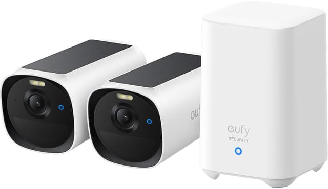 Eufy eufyCam E40 säkerhetskamera + HomeBase 2 (2-pack)