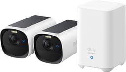 Eufy eufyCam E40 sikkerhedskamera + HomeBase 2 (2-pak)